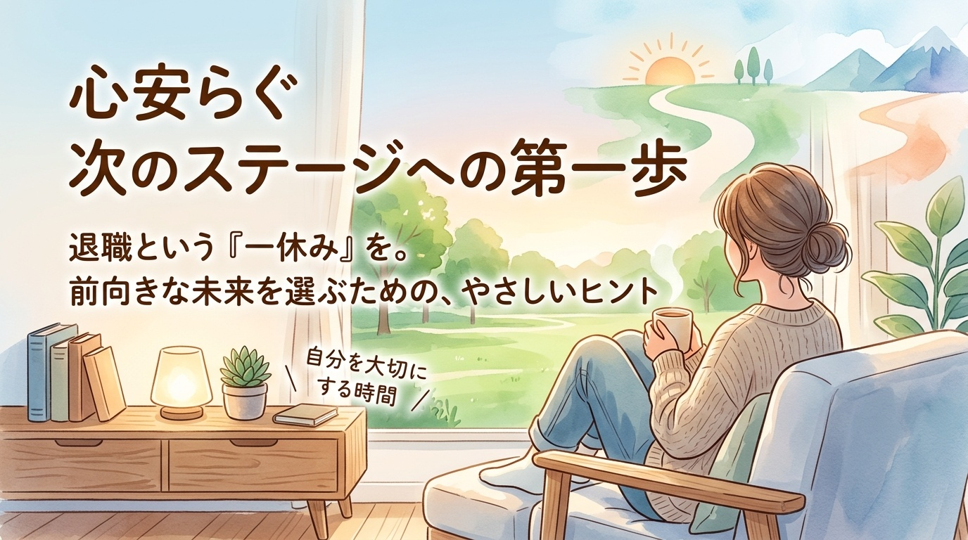 退職代行ヒトヤスミを利用した20代女性が自宅で寛いでいる様子のイメージ